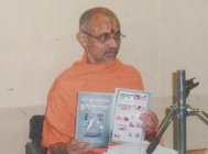 Sri. TSR Book 219 released by Sri Sri Vidyesa Tirtha Swamiji, Coimbatore