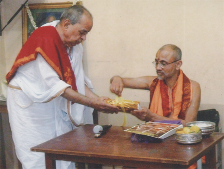Book (# 222)release by Sri Sri 1008 Sri Vidyesha Tirtha Swamiji