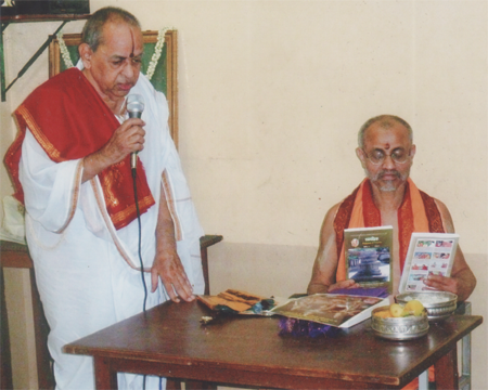 Book (# 222)release by Sri Sri 1008 Sri Vidyesha Tirtha Swamiji