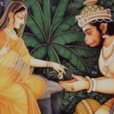 Sri Hanuman with Sri Sita