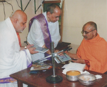 Book (# 222)release by Sri Sri 1008 Sri Vidyesha Tirtha Swamiji